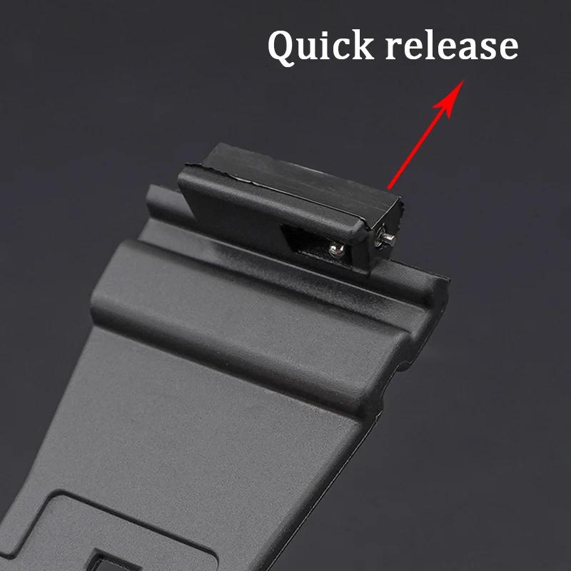 Eik Gummireim For Casio G-Shock GA-2100 GM-2100 Hurtigutløser TPU Resin Herre Sport Dykkerklokkereim Armbånd Tilbehør 16mm