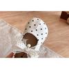 Girls French Style Bow Polka Dot Princess Soft Sole Single Shoes