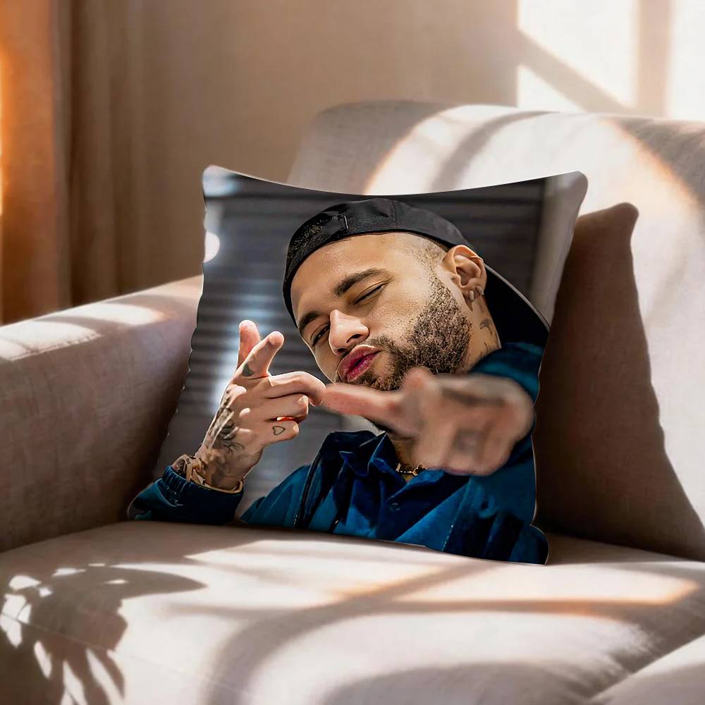 F-Footballer N-neymar J-jr   Pillow Case Pattern Printed Pillowcase For Living Room Sofa Cushion Cover