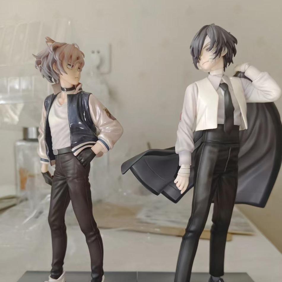 Japanischer Anime Dazai Osamu Figur Bungo Stray Dogs Actionfiguren PVC Modell Sammlung Peripheres Spielzeug Geburtstagsgeschenke