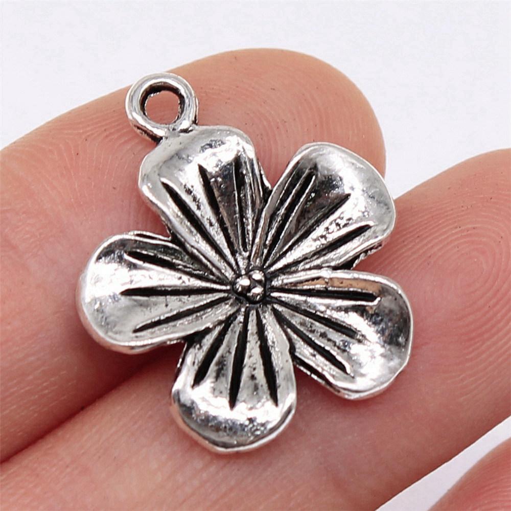 Charms Small Flower Pendants Wedding Jewelry Findings QC116