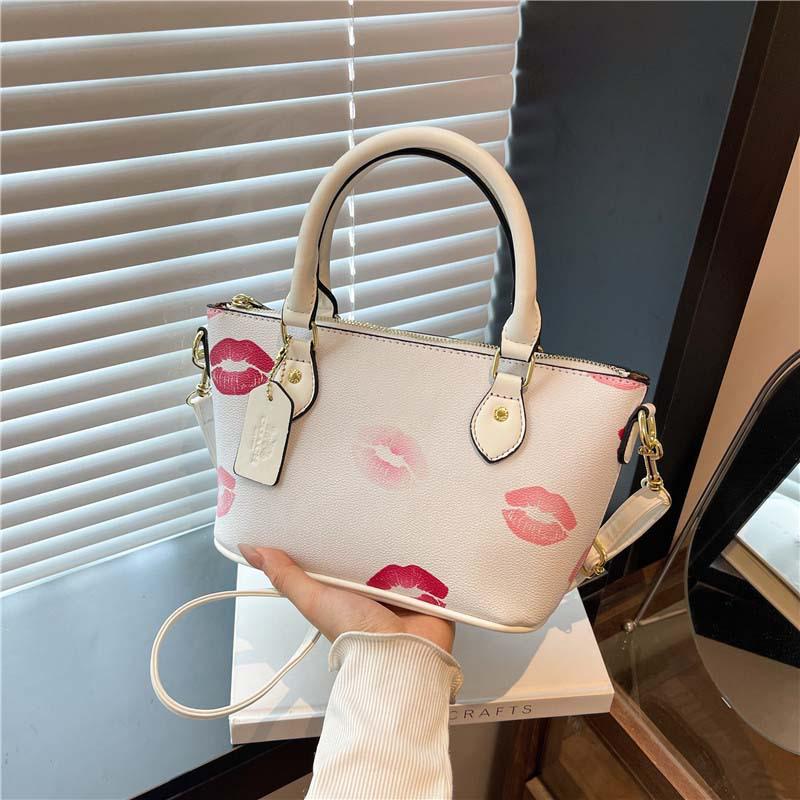 2025 Trendy Women's Crossbody & Shoulder Tote - Simple Print, PU Texture