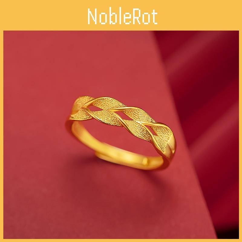 Wheat Chic Goldplated Spike Ring Adjustable Size Trendy Womens Jewelry Gift