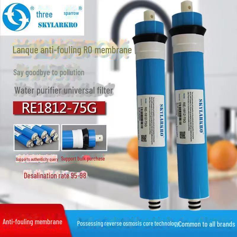 Lanque RO Membrane for Household Water Purifiers - 75g, 100g, 400g, 800g