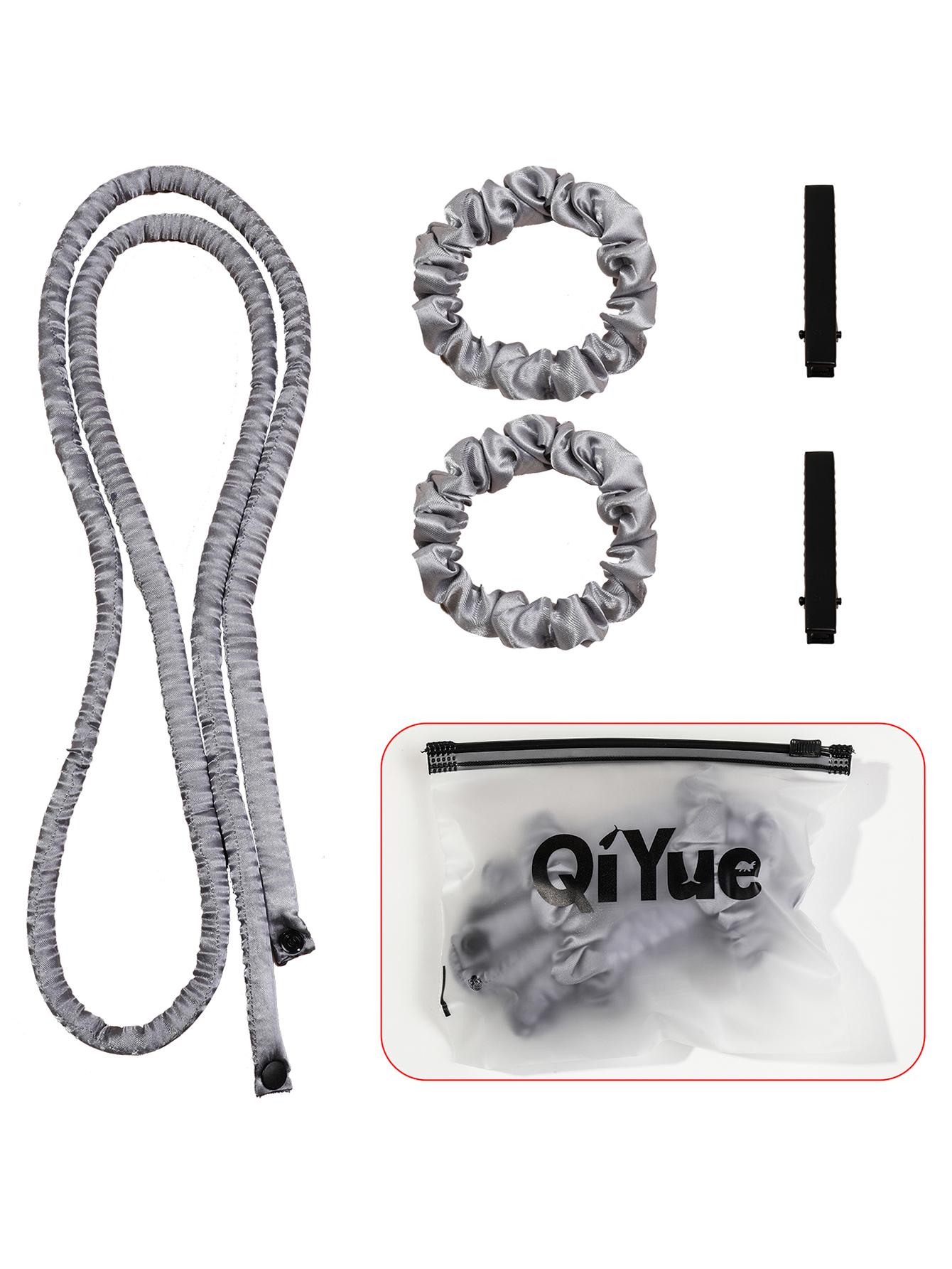 

5 шт. Щипцы для завивки волос без нагрева, атласные щипцы для завивки без нагрева, бигуди из поролоновой губки для длинных волос, для ухода за волосами, инструменты для укладки