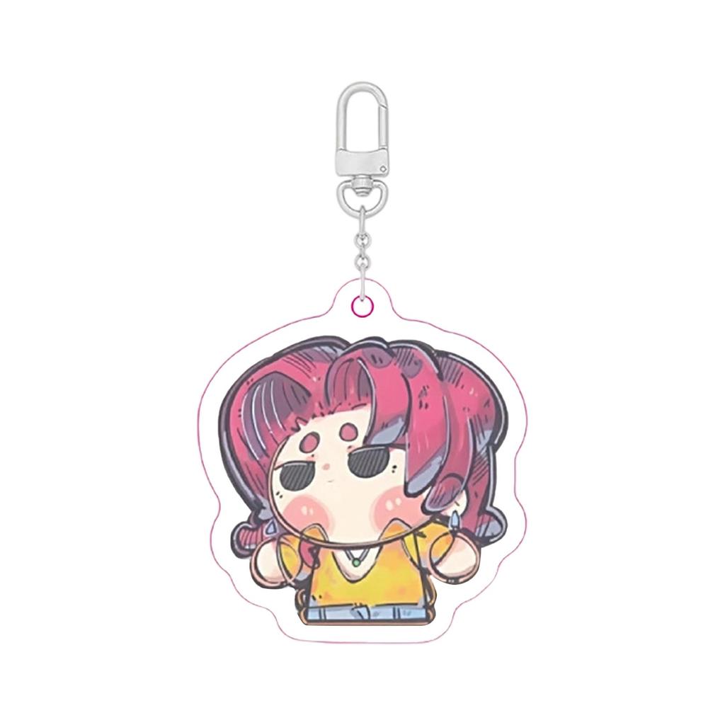 2D Acrylic Keychain Backpack Pendant