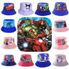 Cartoon Kids Fishing Hat With Sun Protection In Cars Stitch Spiderman And More!