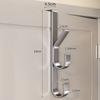Easy Installation Door Hook-Strong Metal Coat Rack, Suitable For Clothes, Hats And Bags-Space Saving Design, Suitable For Bedroo