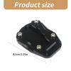 Heavy Duty Motorcycle Kickstand Upgrades Large Base Kickstand Extension for Increased Stability on Various Terrains