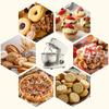 Biolomix BM606E Stand Mixer,1200W 7L Large Bowl OLED Touch Display Electric Kitchen Mixer