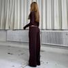 Completo Maglia Cardigan e Pantaloni Punto Croce Slim Fit Primavera Inizio 2026