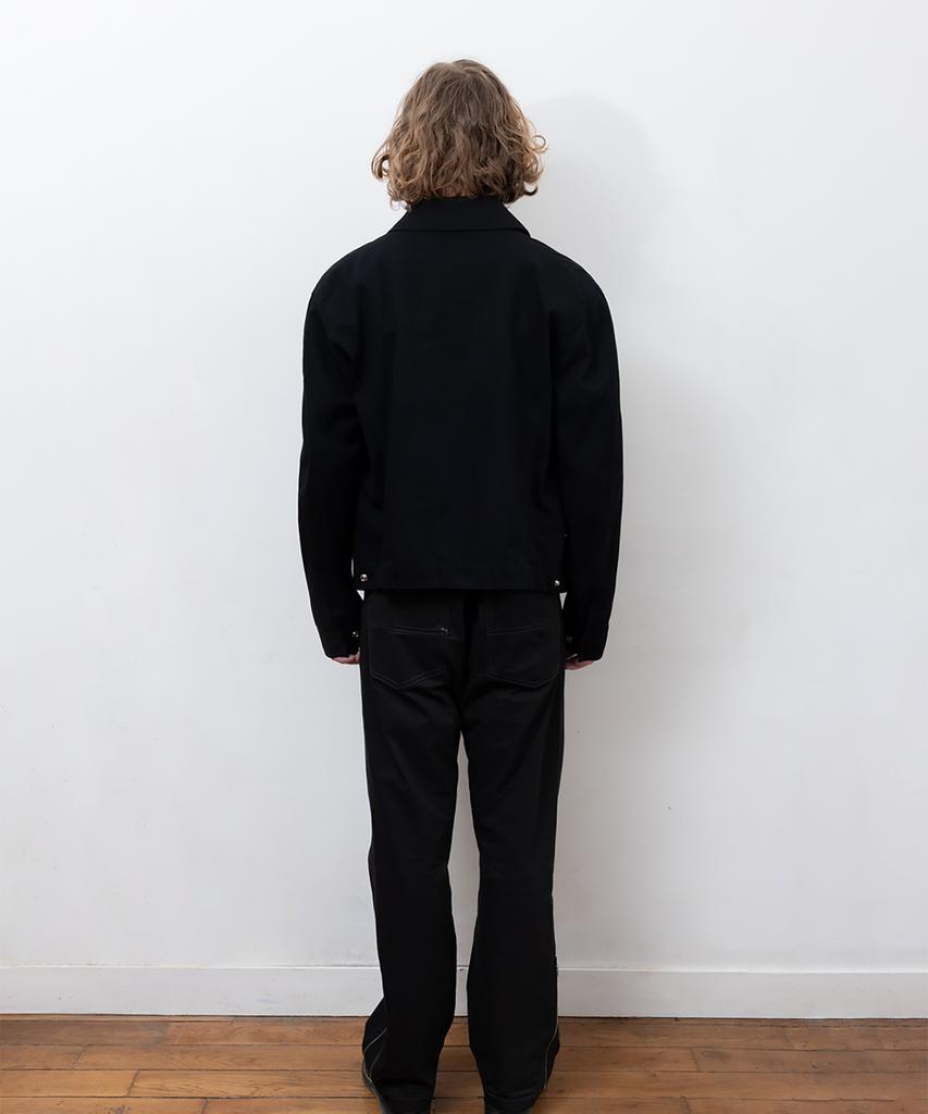 Pabeo Side Zip Pants (Black)