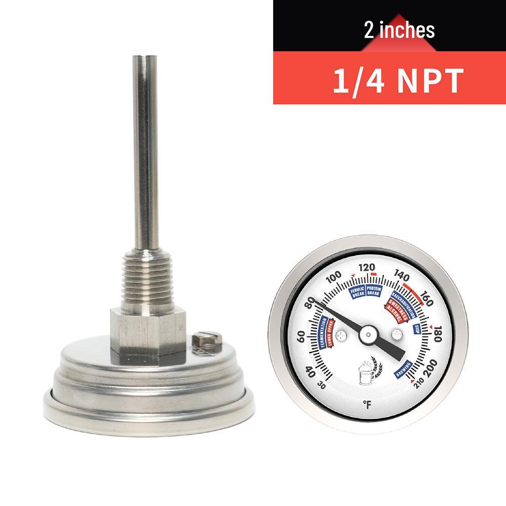 

Коррозионностойкий биметаллический осевой термометр для пивоварения, нержавеющая сталь 304, доступен в размерах 2 , 3 , 4 и 5