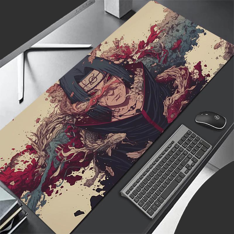 Highquality Mouse Pad Naruto Itachi Uchiha Gaming Accessories Pc Computer Keyboard Pad Gamer Desk Mat Alfombrilla Xxl Mousepad