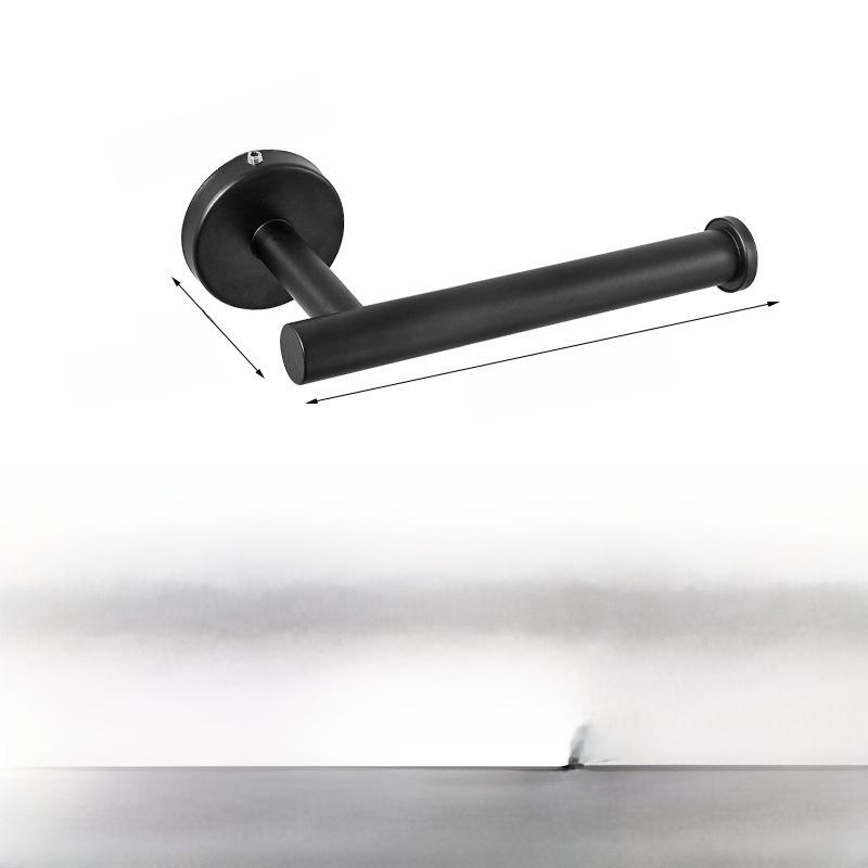 Suport de Hârtie Igienică din Oțel Inoxidabil, Montat pe Perete Fără Găuri