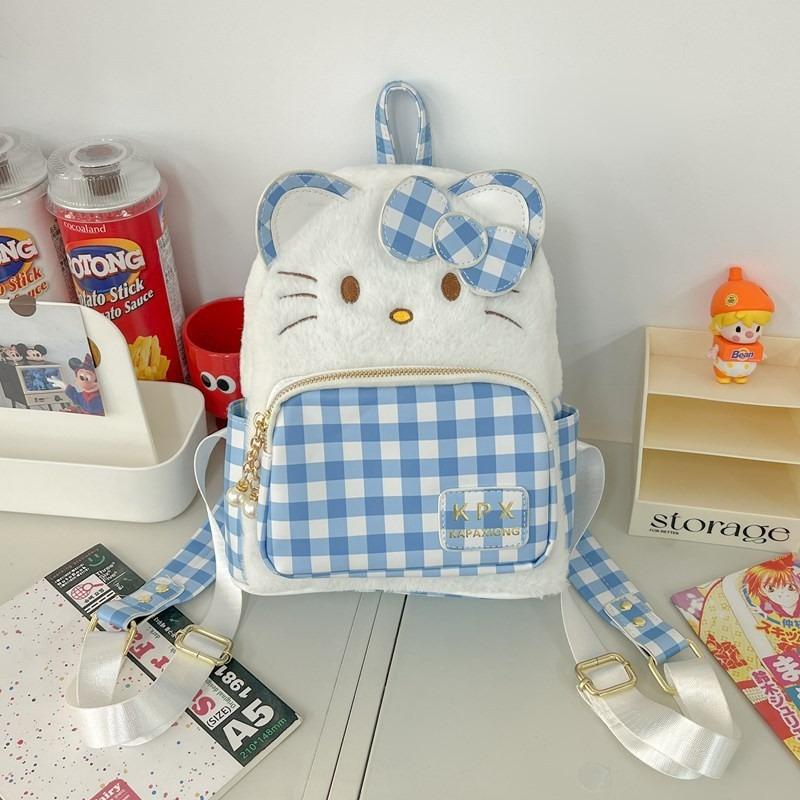 Nuova borsa a tracolla messenger leggera con gattino dei cartoni animati per uso quotidiano, borsa carina, regalo per ragazza