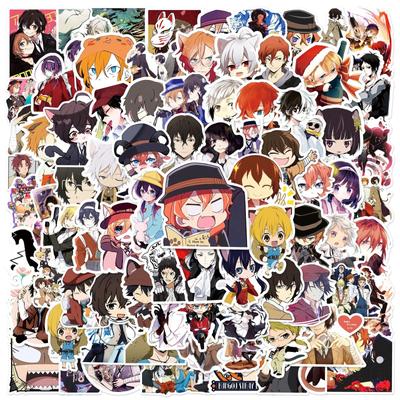 100 Teile/paket Bungo Streunende Hunde Anime Aufkleber DIY Decals Aufkleber Für Notebook Gepäck Skateboard Telefon Spielzeug