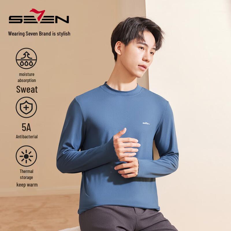 Septwolves Men s Thermal Mid-Neck Long Sleeve Top 3XL-190