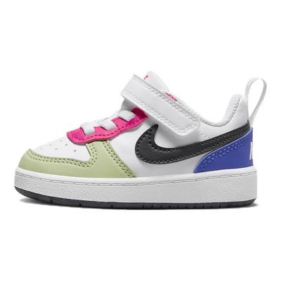 Court Borough Low Recraft TD White Multi-Color Baby Sneakers Fierce-Pink Light-Ultramarine Dark-Obsidian DV5458-108