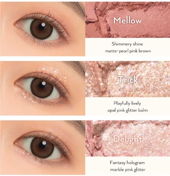 Anlicia Glitterpedia Eye Shadow All of Eye Make Cosmetics [UNLEASHIA] N°3 Coralpink/Glitterpedia Palette/Palette/Eye Make/Point
