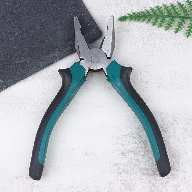 6/8 Inch Steel Wire Pliers Multifunctional Pointed Nose Pliers Diagonal Pliers Crimper Cutter Diy Multi-Tool Hand Tools