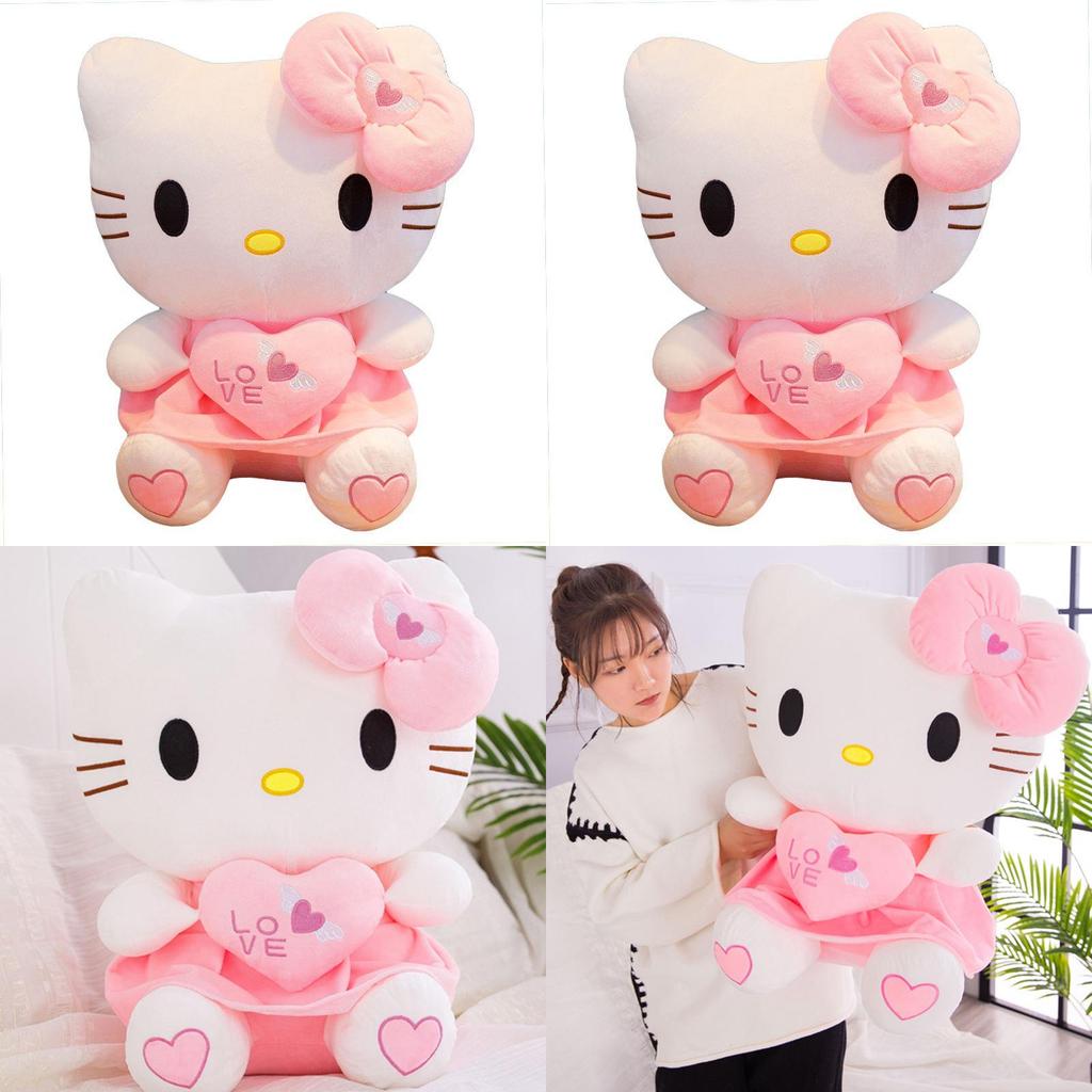 Adorable Hello Kitty Kawaii Toy Lovely Filled Pillow Soft Plush Doll Perfect Children Gift