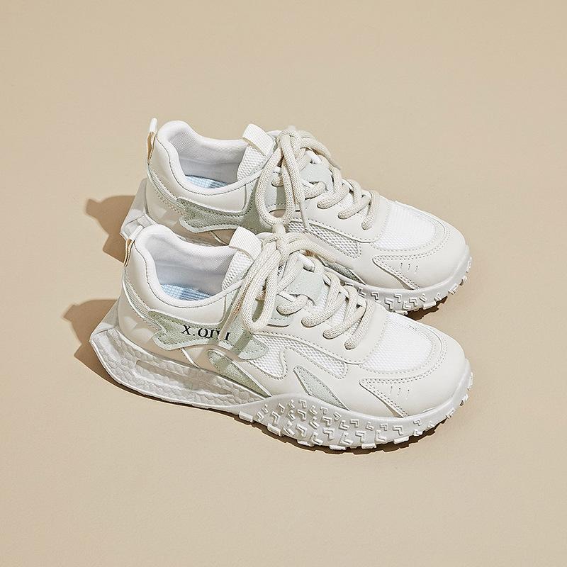 

Новые женские туфли для папы, летние, студенческие, спортивные, для бега, отдыха, сетчатые, дышащие 40