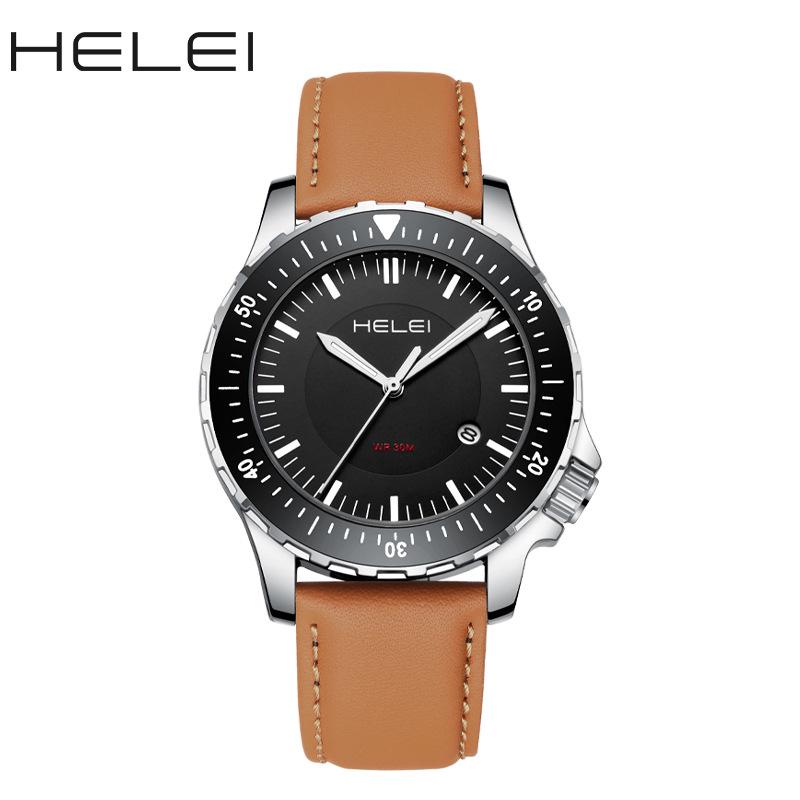 HELEI Swiss Automatic Men's Watch: Luminous, Waterproof, High-End Design