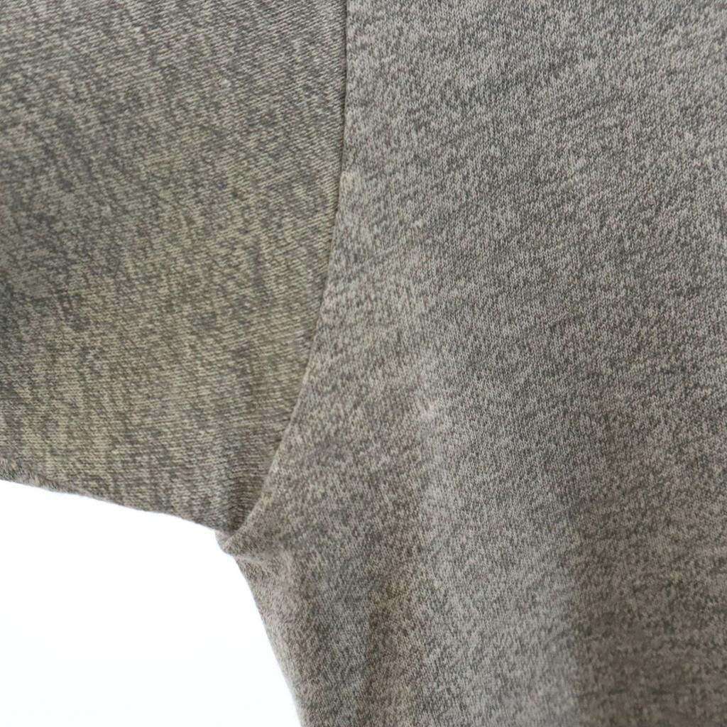 TOWNCRAFT 70s Vintage Short Sleeve Ringer Plain T-shirt L Gray Men's Used