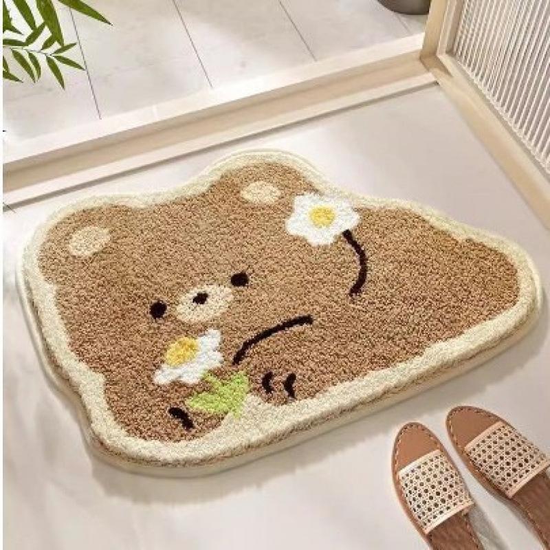 

Soft Non-Slip Cute Pet Bathroom Mat - Thick, Skin-Friendly, Wear-Resistant, and Easy-to-Clean 40x60cm Imitation Cashmere