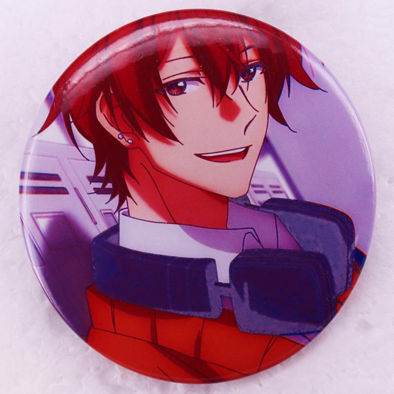 Sasaki and Miyano Romance Anime Tinplate Pin Badge