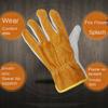1 Pair Soft  Leather Leather  Work Gloves Security Protection Welder Gloves Welding Gloves  Outdoor