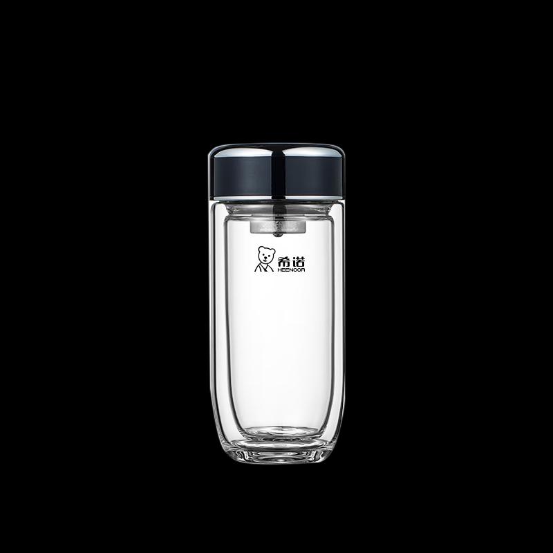 Xinuo Double-Layer Antibacterial Glass Tea Infuser Mug