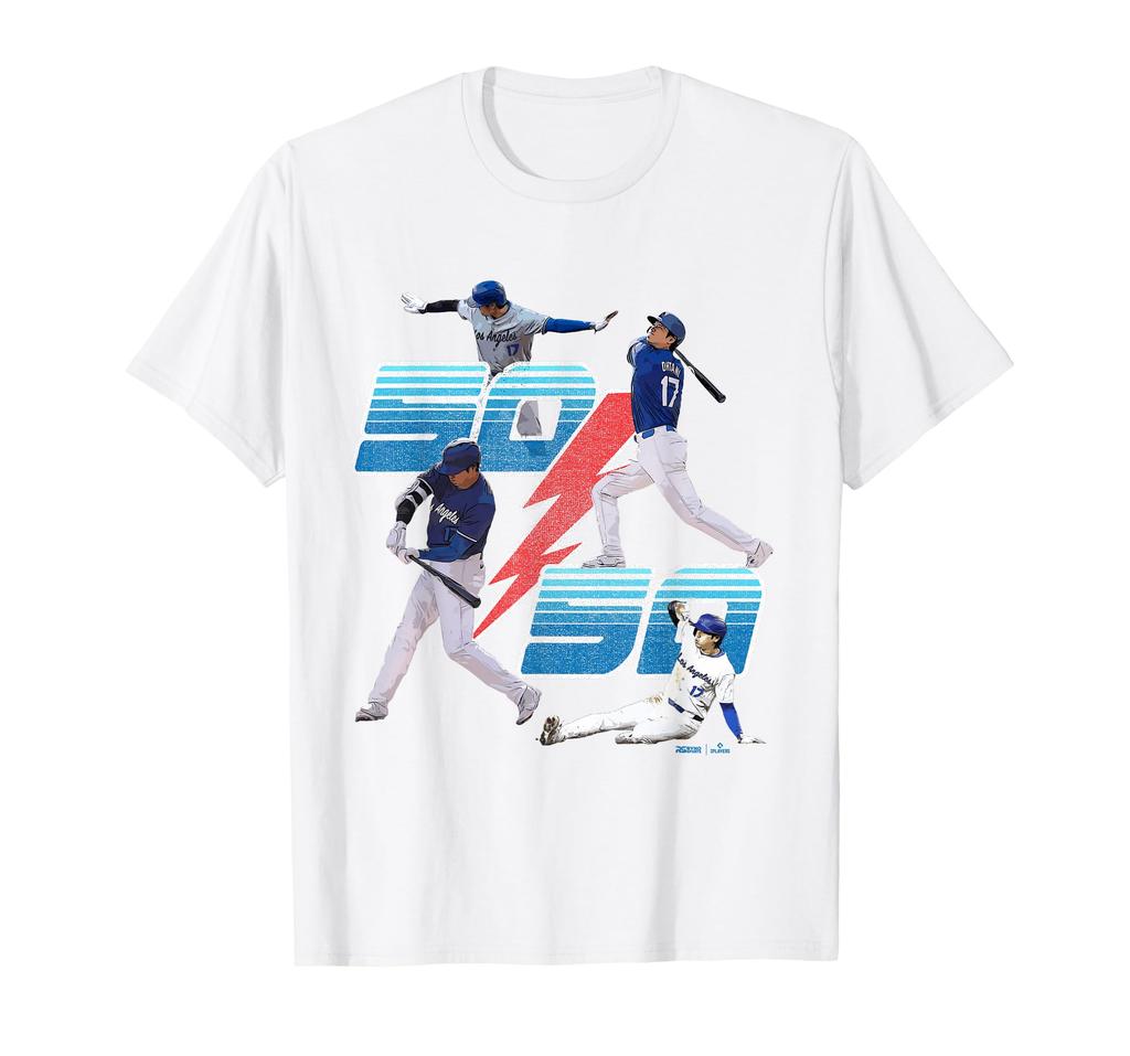 Shohei Ohtani Los Angeles Club MLB Player 50/50 T-Shirt