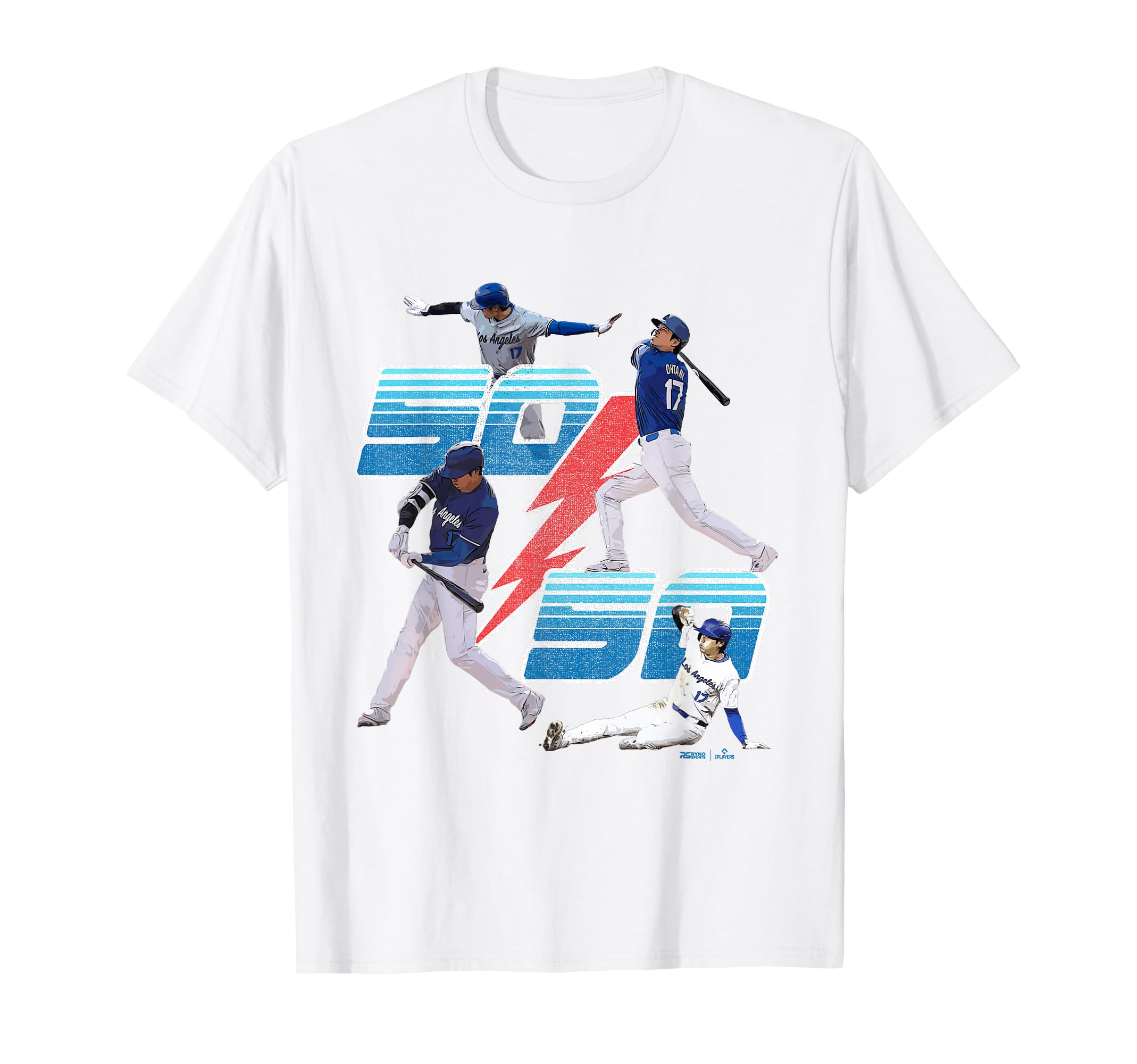 

Shohei Ohtani Los Angeles Club MLB Player 50/50 T-Shirt белый