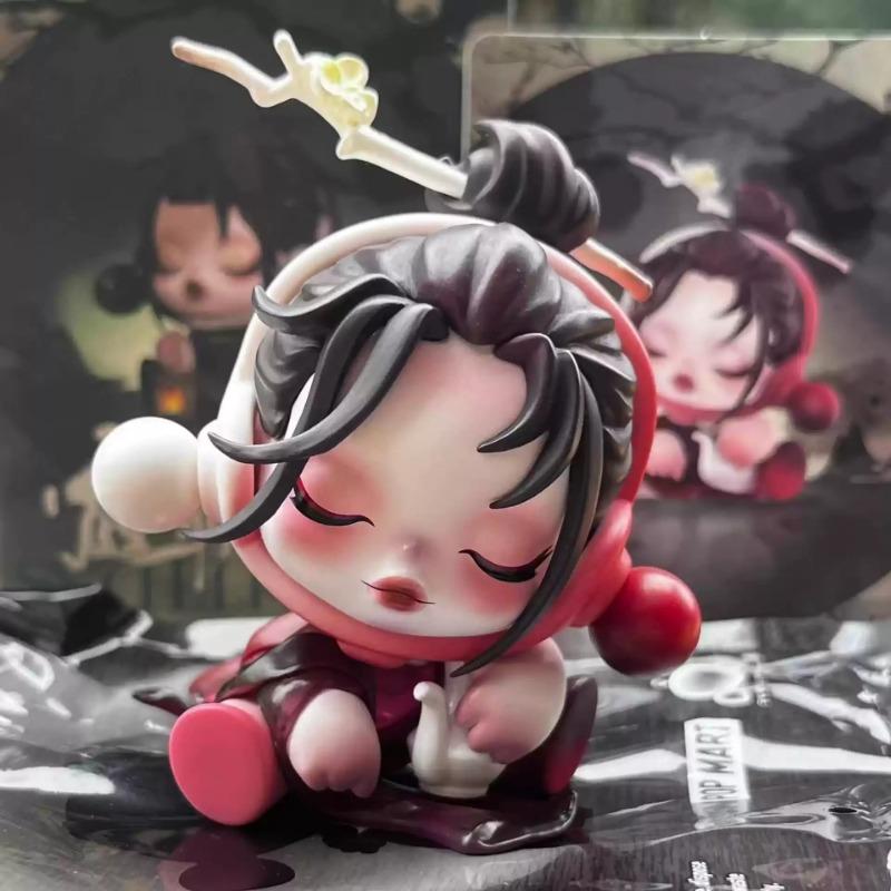 

Серия Pre Court Ink Plum Ручная работа Слепая коробка Модная игрушка Орнамент Мультяшное Креативное украшение для стола Детский подарок Таинственная коробка