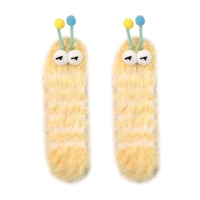 Women Thicker Warm Fuzzy Socks Plush Warm Winter Socks for Sleep Home,Soft Cosy Socks Funny Ankle Crew Socks Streetwear