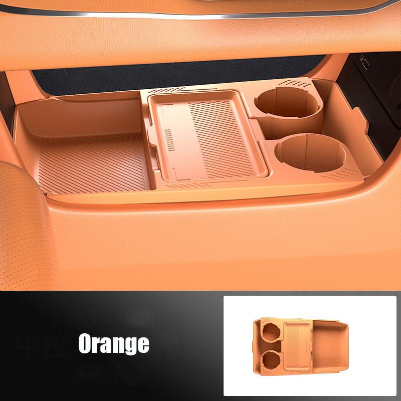 For GAC Aion V 2024 2025 2026 Silicone Storage Box Car Central Lower Layer Tray Multi-functional Stowing Tidying Accessories