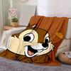 1pc,"Charming Chipmunk Design Throw Blanket Perfect for Home Decor, Couch Cover, Outdoor Use, Travel , Office Nap