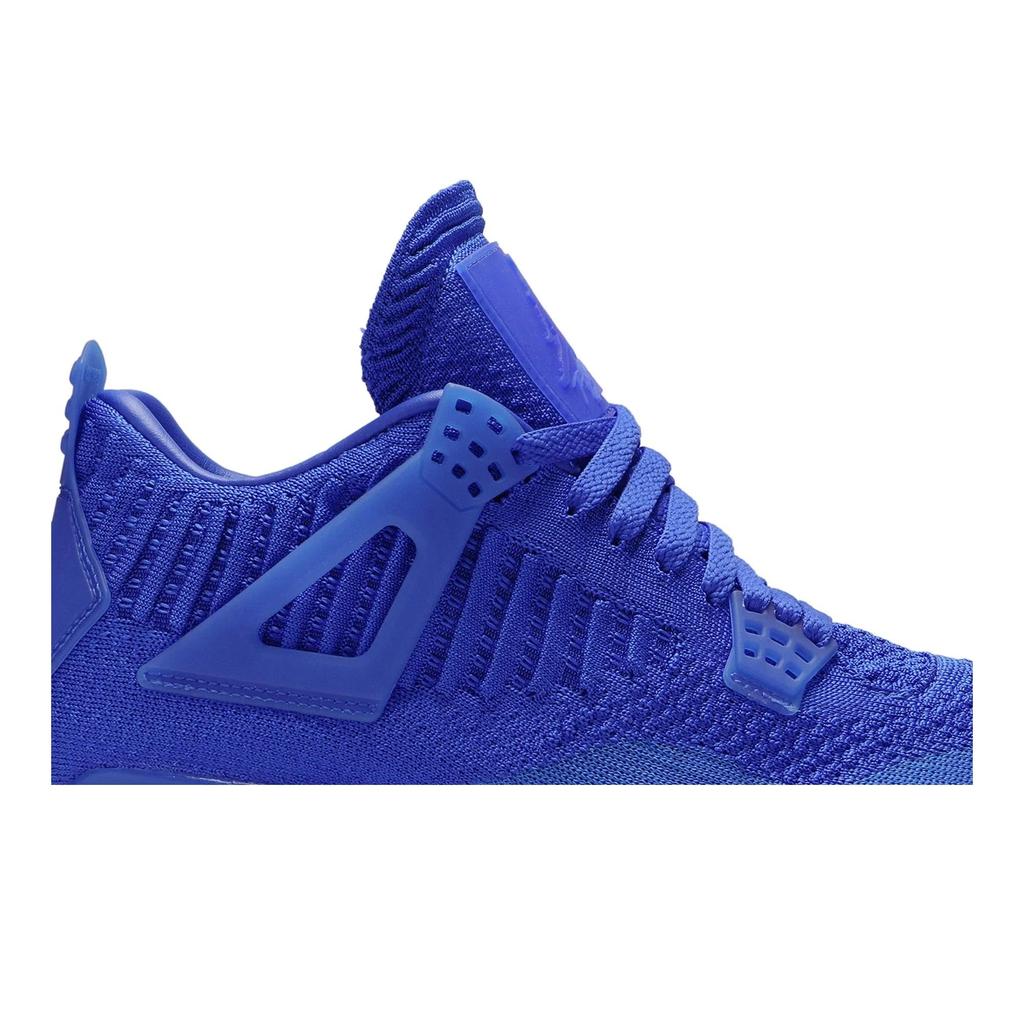 Air Jordan 4 Retro Flyknit 'Hyper Royal' (Unisex) Hyper Royal / Black / Hyper Royal Vintage Basketball Shoes AQ3559 400