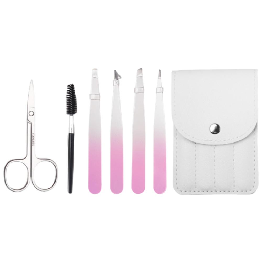 Multipurpose Eyebrow Tweezers Kit Professional Eyebrow Scissors Precision Tweezer Kit  Daily Beauty