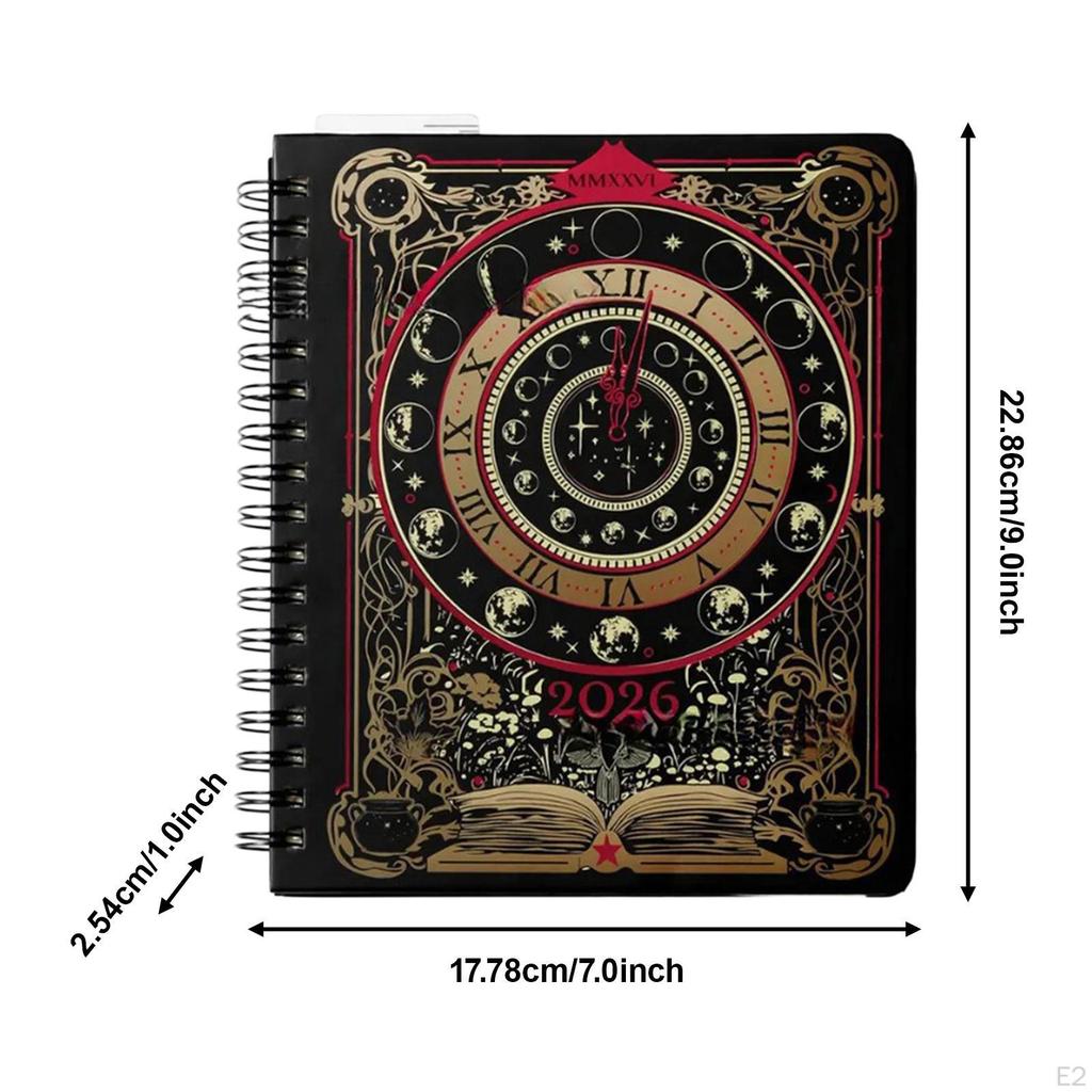 Planner Planning Book with Colorful Tabs Calendar Writeable Paper Pages