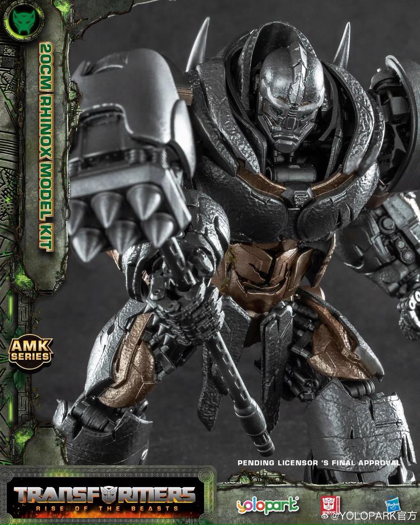 Box damaged YOLOPARK AMP Series RHINOX Rhinox Height 20cm Easy Assembly Plastic Model SOSKILL Transformers [ToyBase]