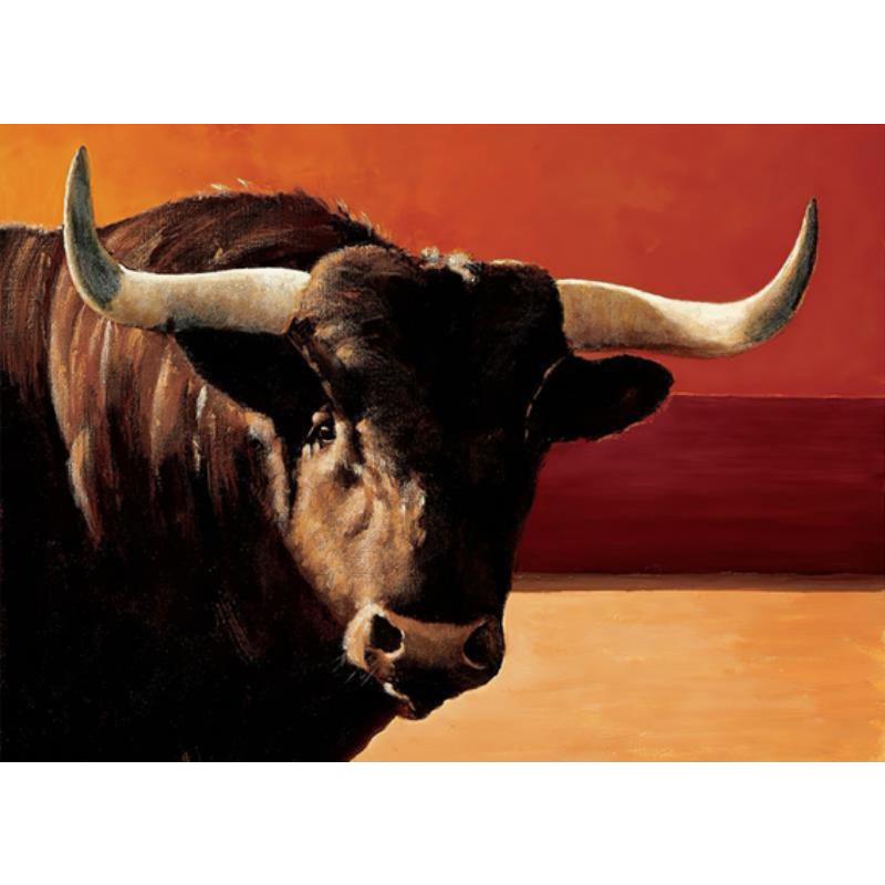 Abstract Animal Canvas Painting Wall Art Colorful Cow Posters and Prints Modern Living Room Home Decoration Pictures No Frame