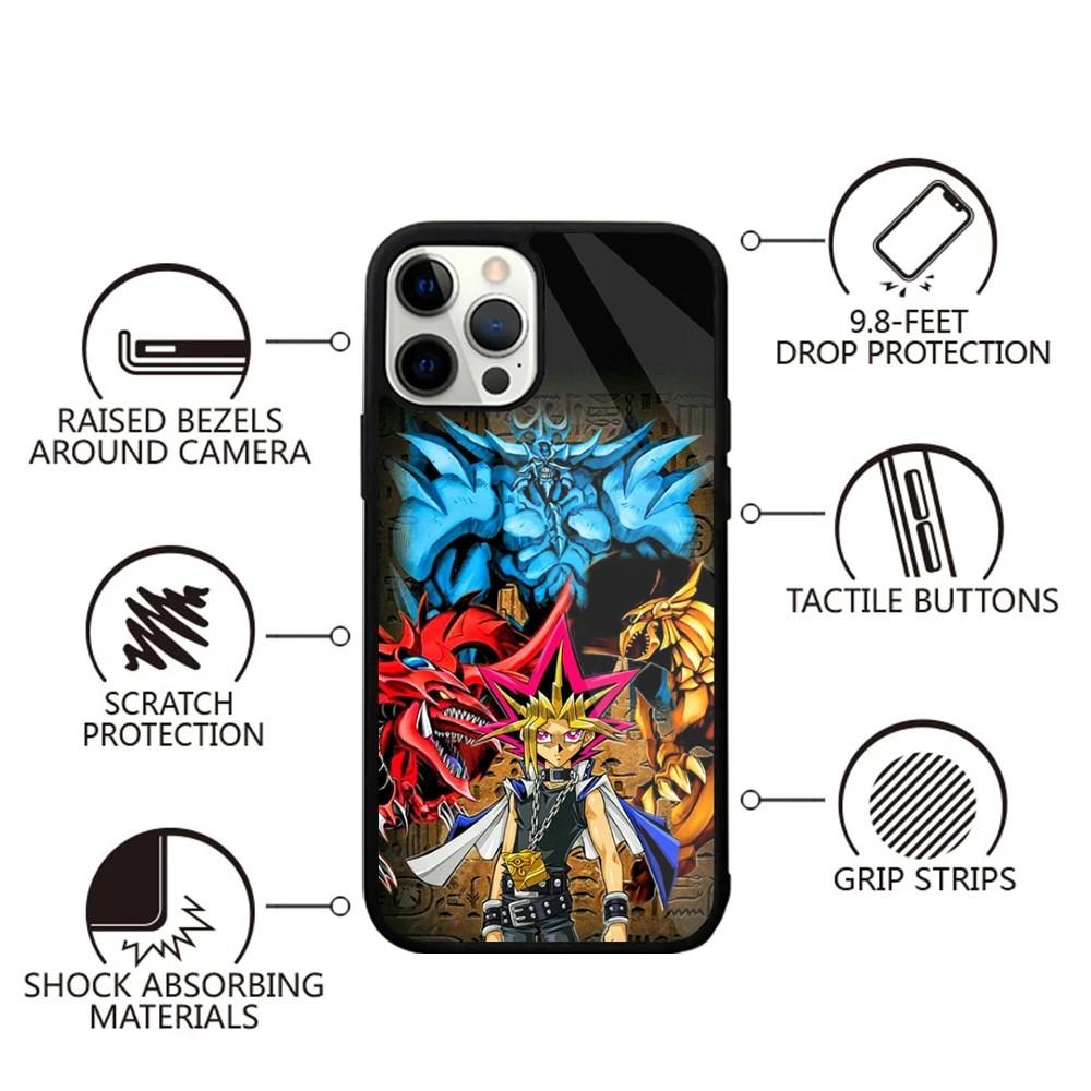 Anime Y-Yu-Gi-Oh Phone Case For iPhone 16,15,14,13,12,11,Plus,Pro,Max,Mini Magsafe Magnetic Wireless Charging