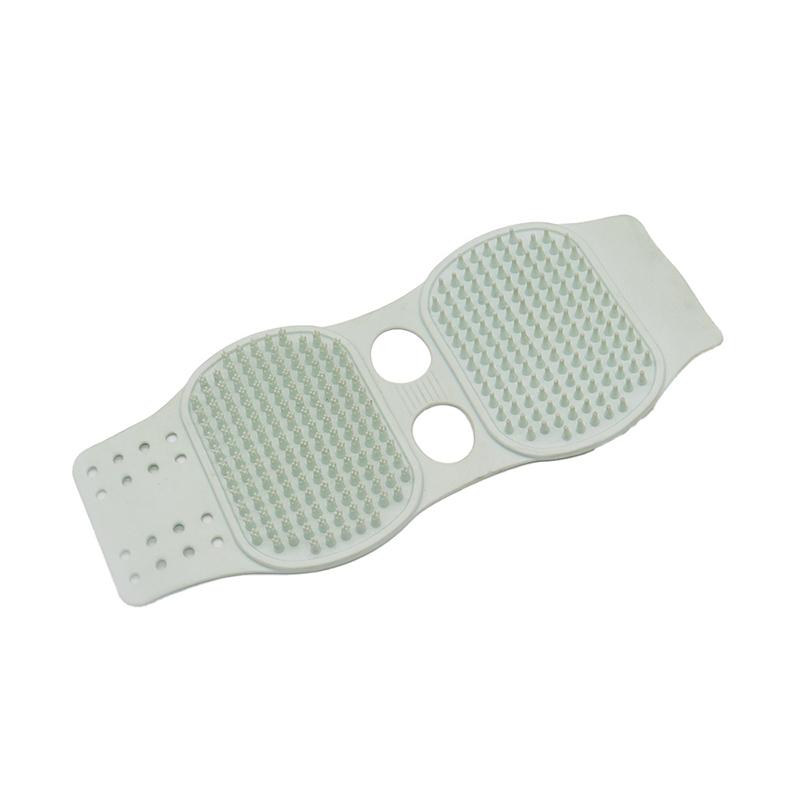 Double Sided Silicone Dog Brush Comb Soft and Comfortable Hair Fur Grooming Massage Gloves Pet Bath Supplies