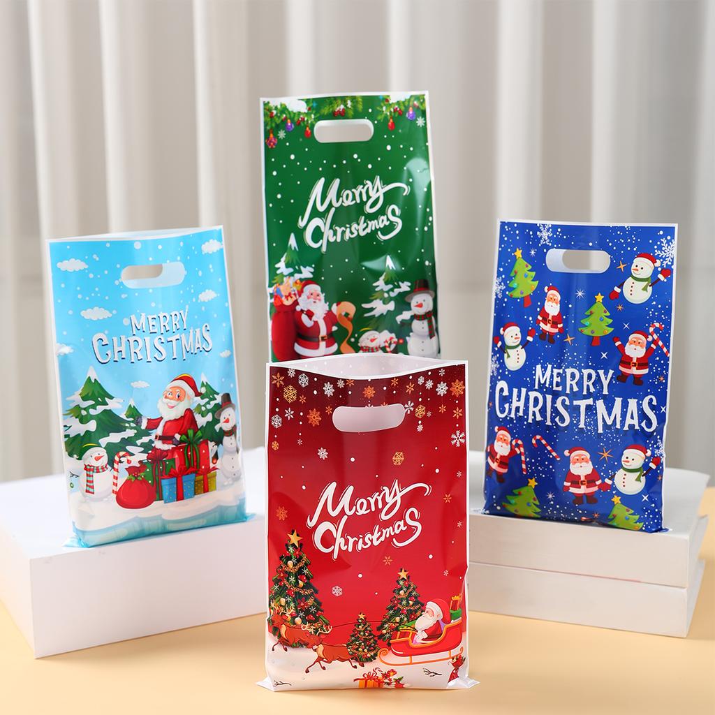 Christmas Santa Claus Gift Handbag Merry Christmas Decorations 2026 Navidad Natal Xmas Tree Elk Candy Handy Bag New Year 2026
