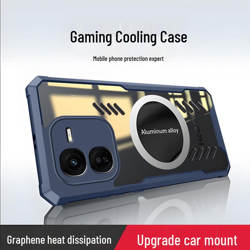 

iQOO Z9, Z9 Turbo, Z9X Силиконовый Магнитный Чехол для Телефона и Полная Защитная Крышка iqooZ9