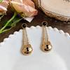 Colar Brincos Pingente Buraco de Fechadura Esmaltado Vintage Camada Múltipla Pingente Torcido Gargantilha Brincos de Moda Colares Joias Presentes