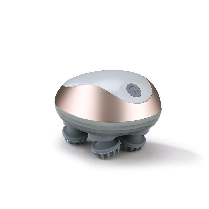 Waterproof Electric Scalp Massager: Kneading Acupoint Therapy & Hair Care Brush